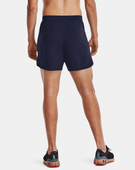 Men's UA Launch Run 5" Shorts in Blue image number 1